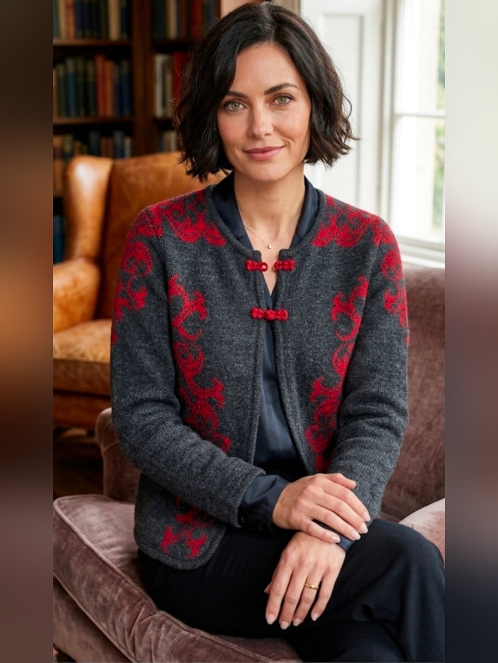 Vintage Apleks Norway Wool Cardigan Sz S